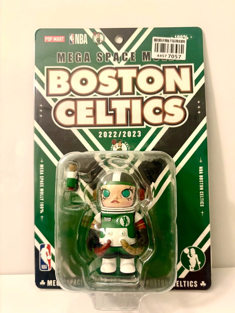 MEGA SPACE MOLLY 100% NBA Boston Celtics 2023 LIMITED